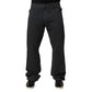 Black Straight Fit Mid Waist Denim Trouser Jeans