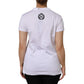 White V-Neck Cotton Short Sleeves T-shirt