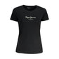 Black Cotton Women's T-Shirt