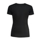 Black Cotton Women's T-Shirt