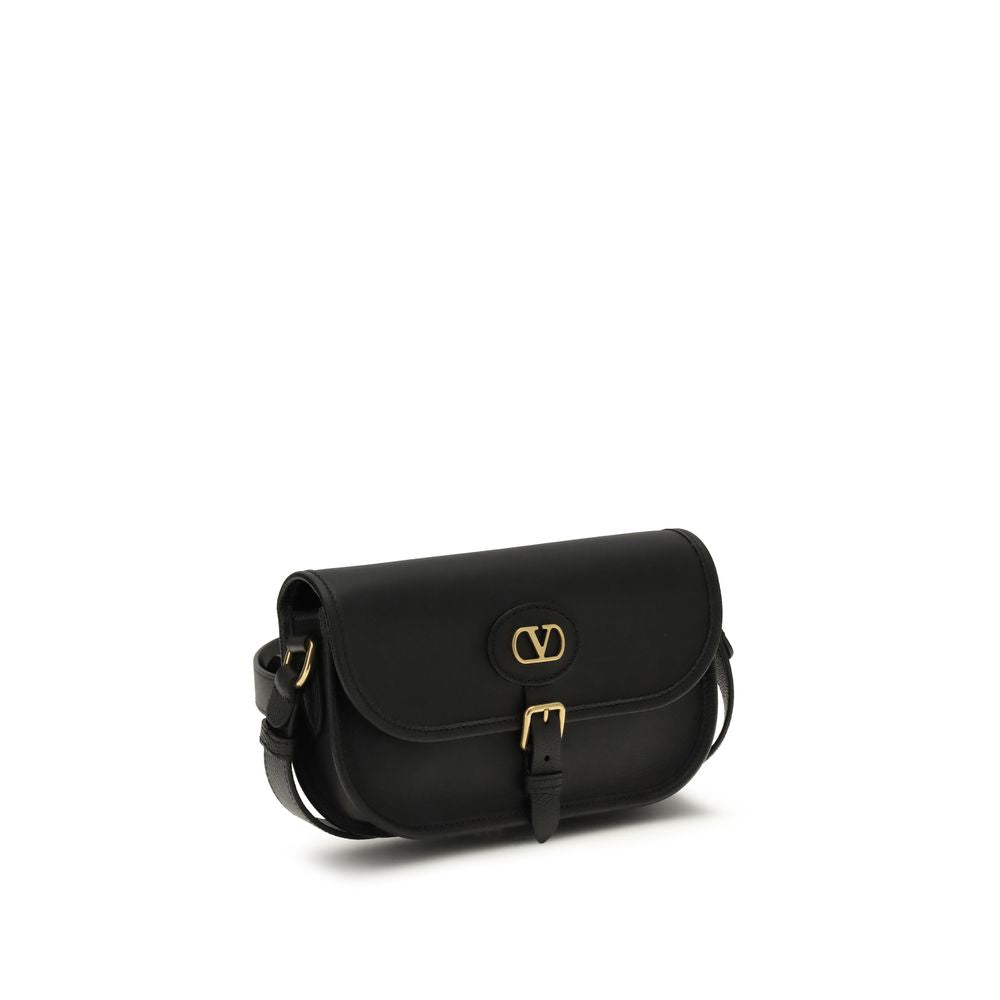 Black Calf Leather Bos Taurus Shoulder Bag