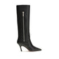 Black Calf Leather Bos Taurus Ankle Boots