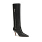 Black Calf Leather Bos Taurus Ankle Boots