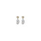 Gold Pearl Earrings