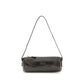 Brown Lamb Leather Shoulder Bag