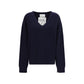 Blue Cashmere Sweatshirt