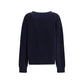 Blue Cashmere Sweatshirt