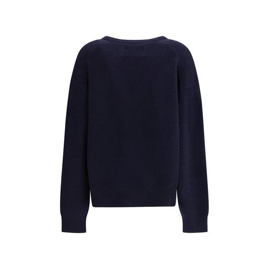 Blue Cashmere Sweatshirt