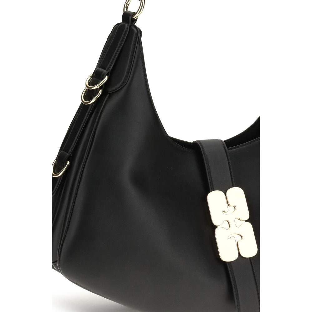 Black Calf Leather Bos Taurus Shoulder Bag
