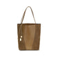 Beige Leather Shoulder Bag