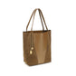 Beige Leather Shoulder Bag