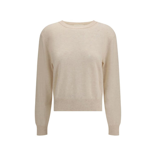Cream Fleece Wool Sweatshirt