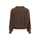 Brown Cashmere Sweatshirt