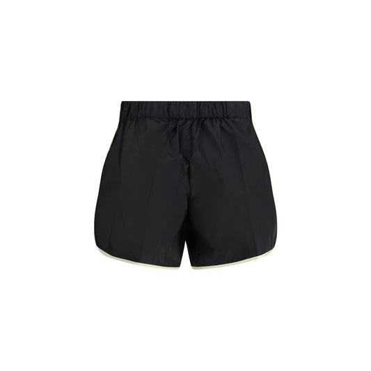 Black Recycled Polyamide Bermuda Shorts