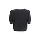Gray Fleece Wool T-Shirt