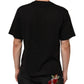 Black Logo Print Cotton Crew Neck T-shirt
