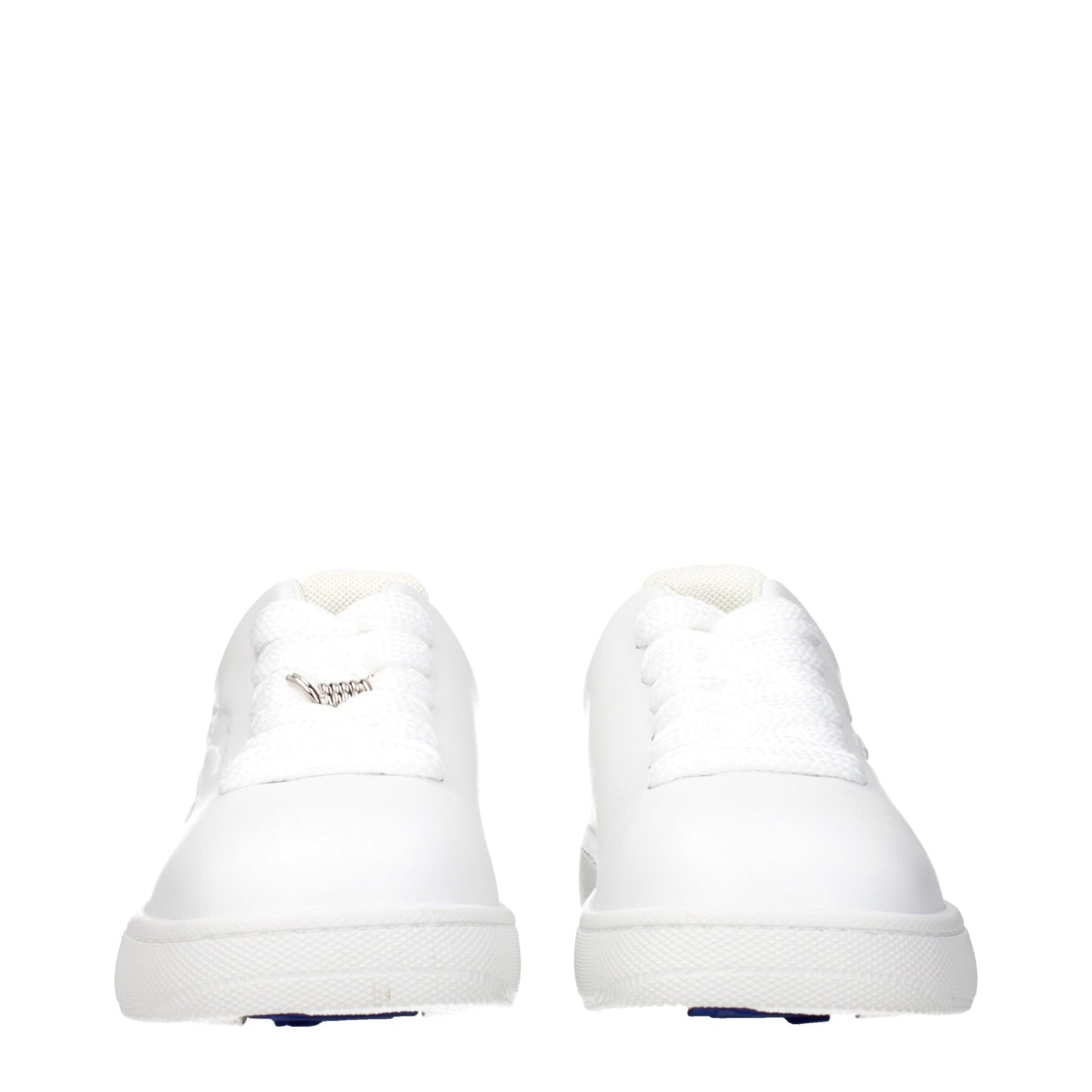 White Leather Low Top Sneakers