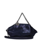 Blue Leather Handbag