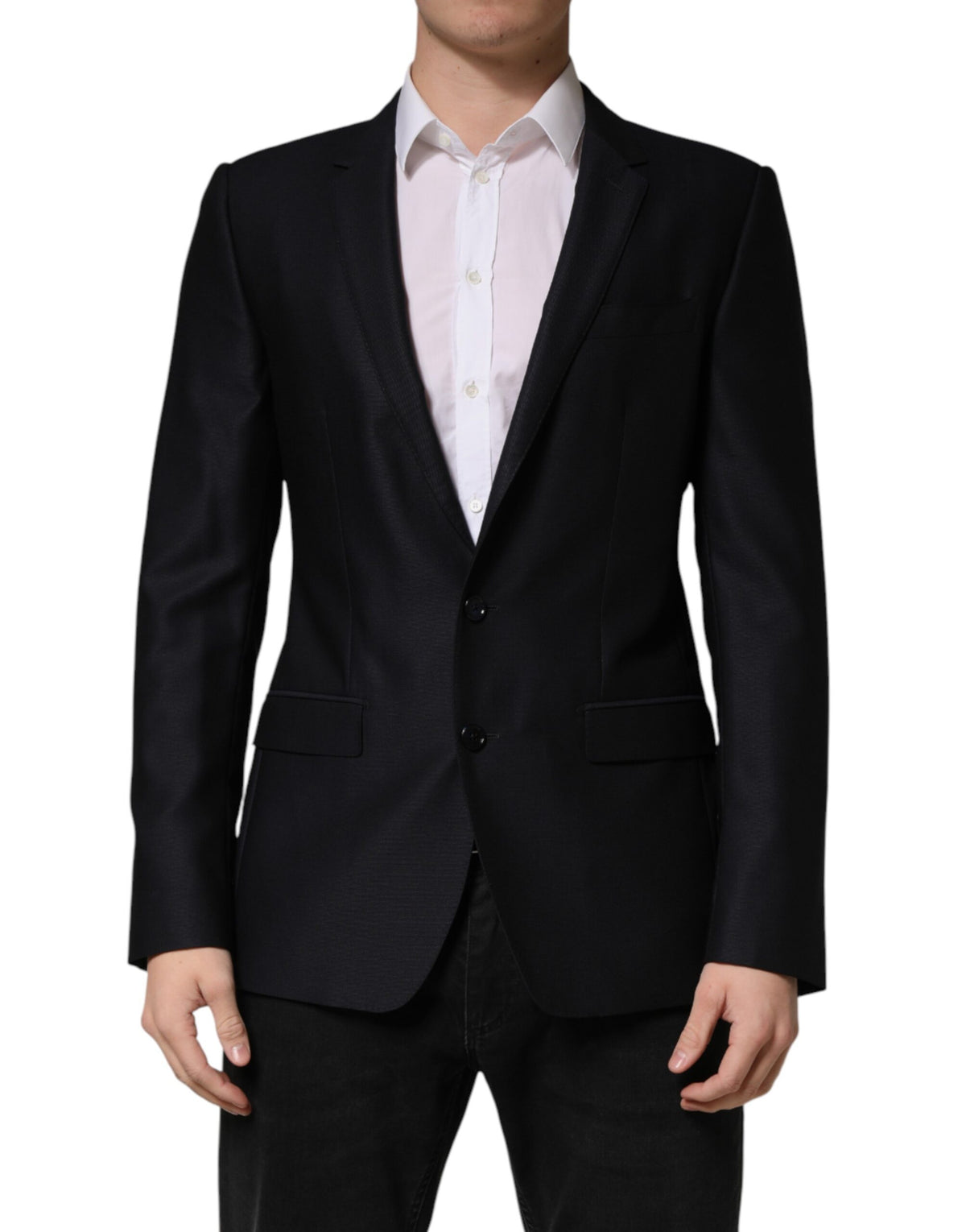 Blue MARTINI Single Breasted Jacket Blazer