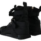 Sorrento Sneakers Nylon Black High Top Shoes