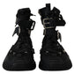 Sorrento Sneakers Nylon Black High Top Shoes