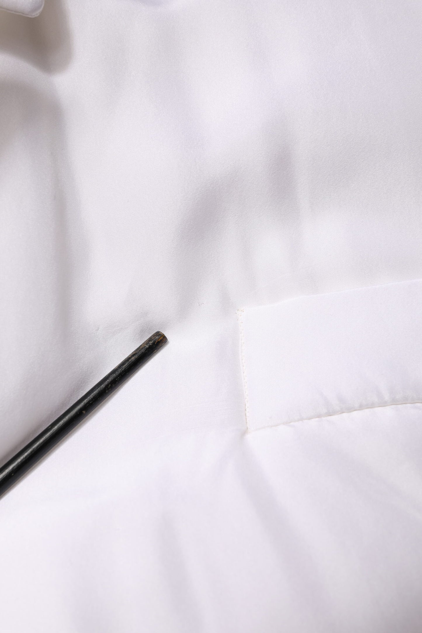 White Silk Padded Parka Men Coat Jacket