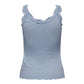 Light Blue Cotton Tank Tops