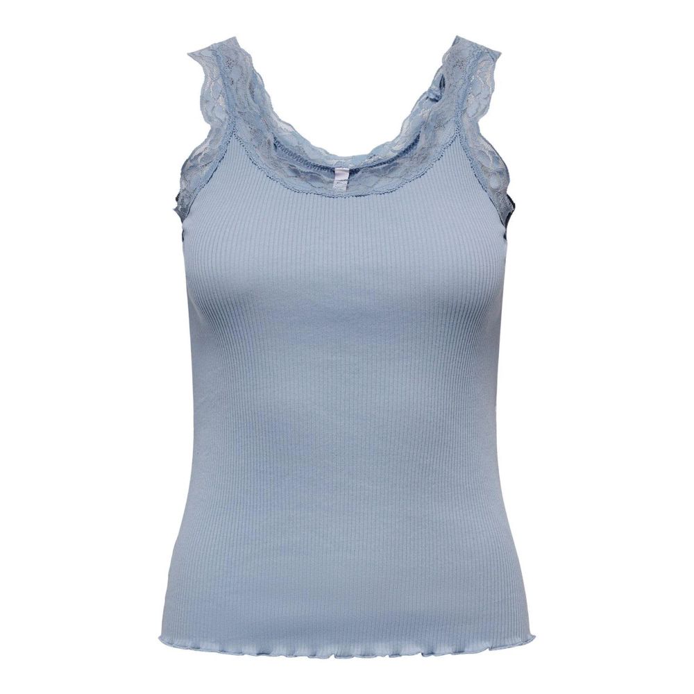 Light Blue Cotton Tank Tops