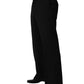 Black Wool Straight Men Dress Trouser Pants