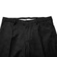 Black Wool Skinny Dress Formal Trouser Pants
