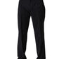 Black Stripe Straight Men Dress Trouser Pants