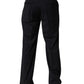 Black Stripe Straight Men Dress Trouser Pants