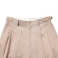 Beige Stretch Straight Men Dress Trouser Pants