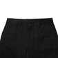 Black Cotton Skinny Dress Cargo Trouser Pants