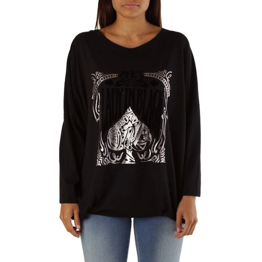 Black Viscose Sweatshirt