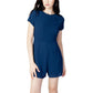 Blue Polyester Rompers