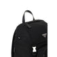 Black Recycled Polyamide Backpack