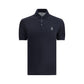 Blue Cotton Polo Shirt