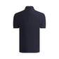 Blue Cotton Polo Shirt