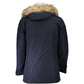 Blue Cotton Men's Parka