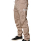 Beige Straight Cargo Chino Men Trouser Pants