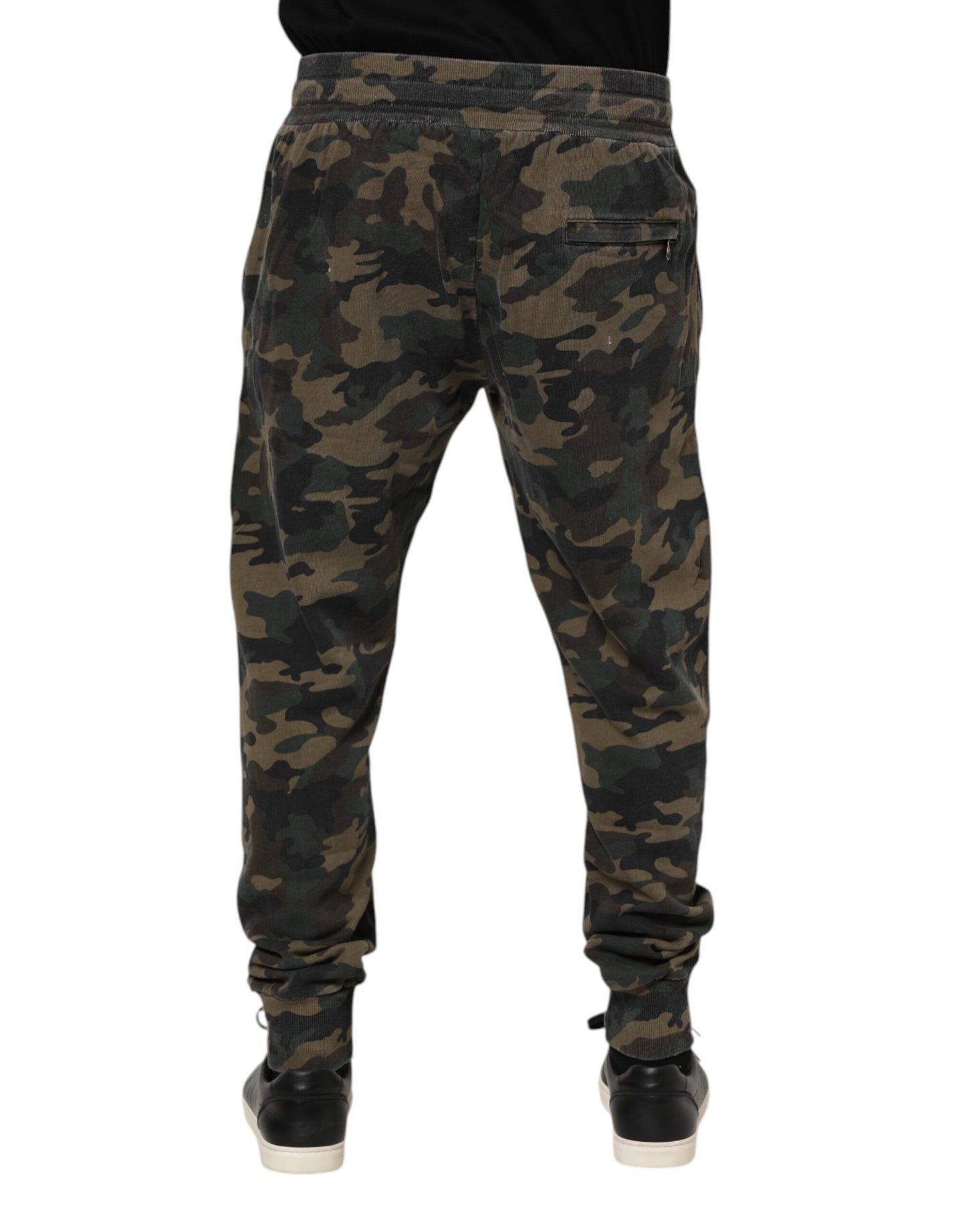 Brown Camouflage Cotton Jogger Trouser Pants