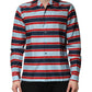 Multicolor Stripes Cotton Men Button Down Shirt
