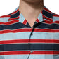 Multicolor Stripes Cotton Men Button Down Shirt