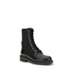 Black Calf Leather Bos Taurus Lace-Up Boots