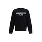 Black Cotton Sweatshirt