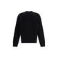 Black Cotton Sweatshirt