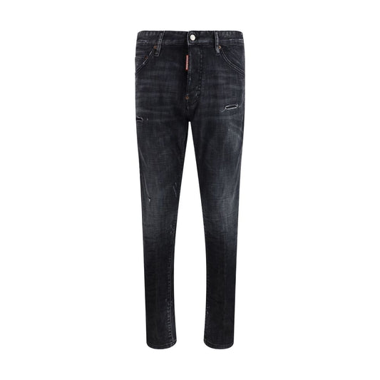 Black Cotton Jeans Denim