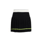Black Viscose Mini Skirt