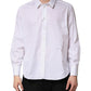 White SARTORIA Cotton Collared Dress Shirt